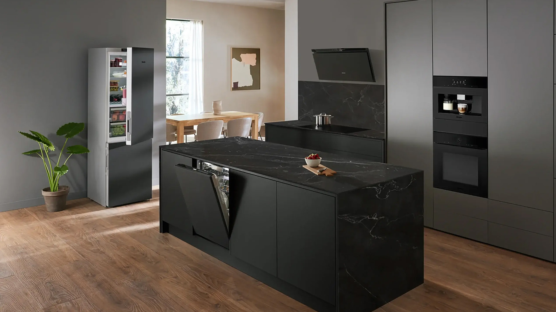 Miele’s New Matt Black Kitchen Collection